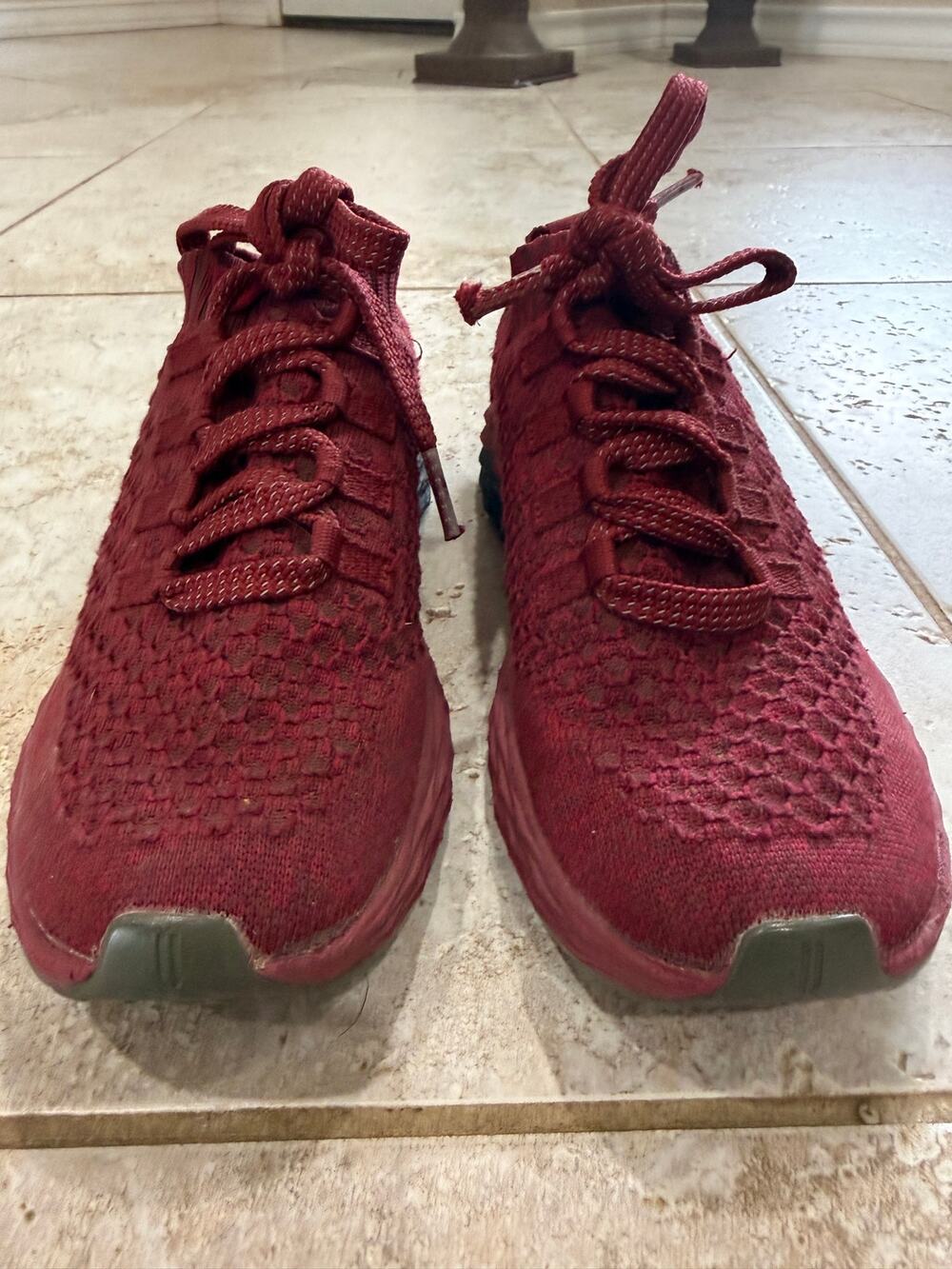 NOBULL Women's Knit Training Shoes – Burgundy size 8.5